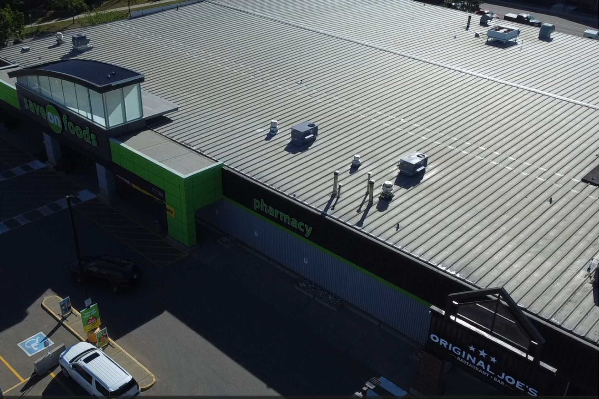 Installing commercial roofing in Edmonton